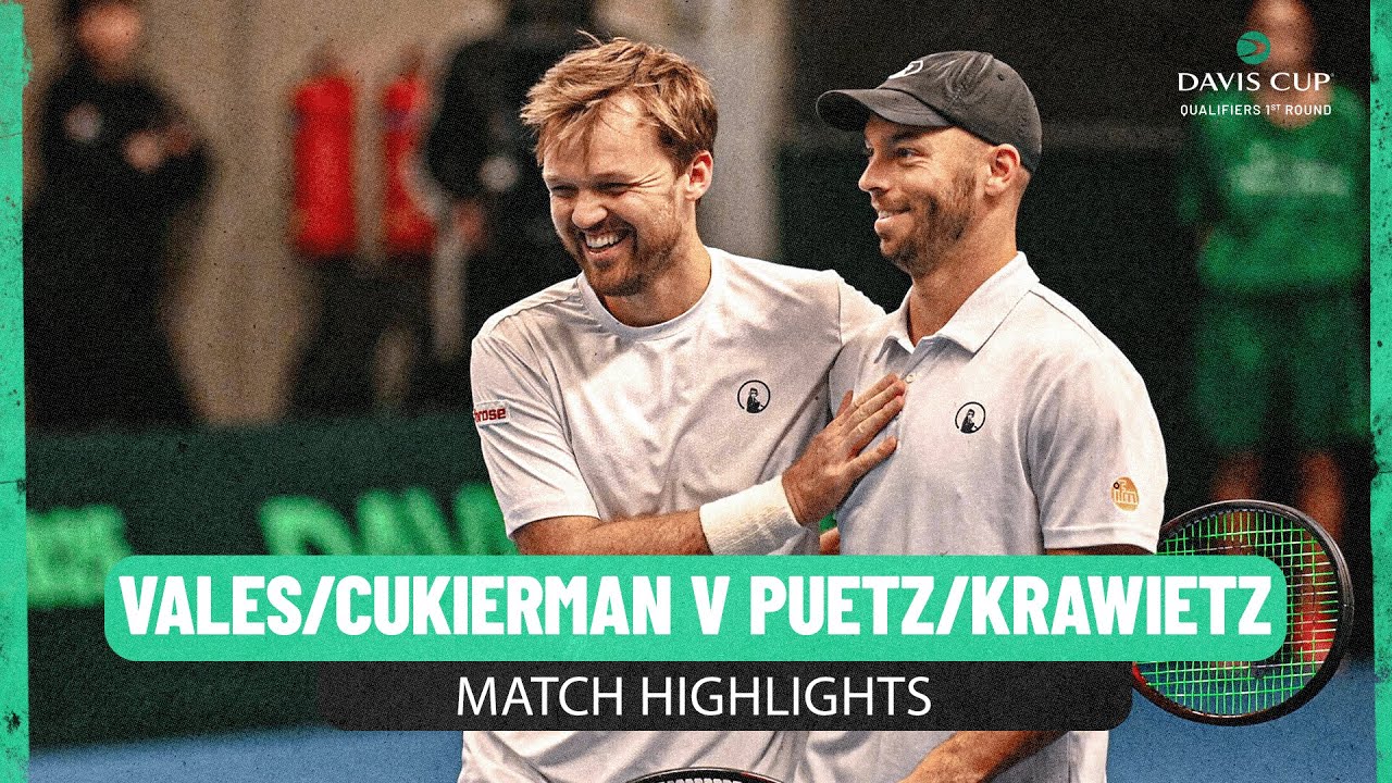Amit Vales/Daniel Cukierman v Tim Puetz/ Kevin Krawietz | 2025 Davis Cup Qualifiers Match Highlights