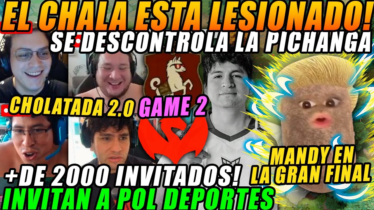 😲EL CHALA LESIONADO +CHOCOLATADA 2.0😲GRAN FINAL PERU REJECTS vs AMARU GAMING Game 2 CCT Season 2: SA