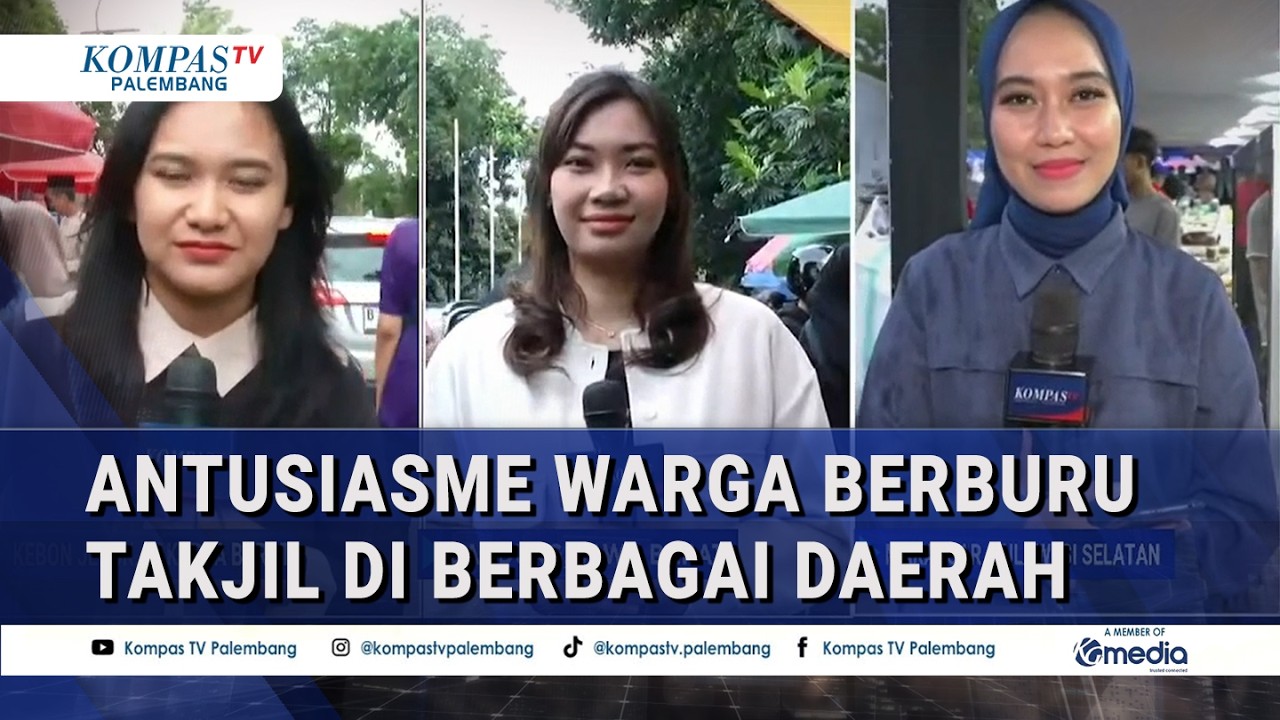 Laporan Langsung! Antusiasme Warga Serbu Takjil di Berbagai Daerah