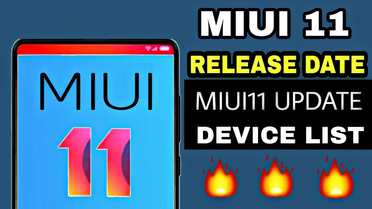 Xiomi miui 11 release date in india | supported Phone list miui11 | miui11 comes android pie 9.0