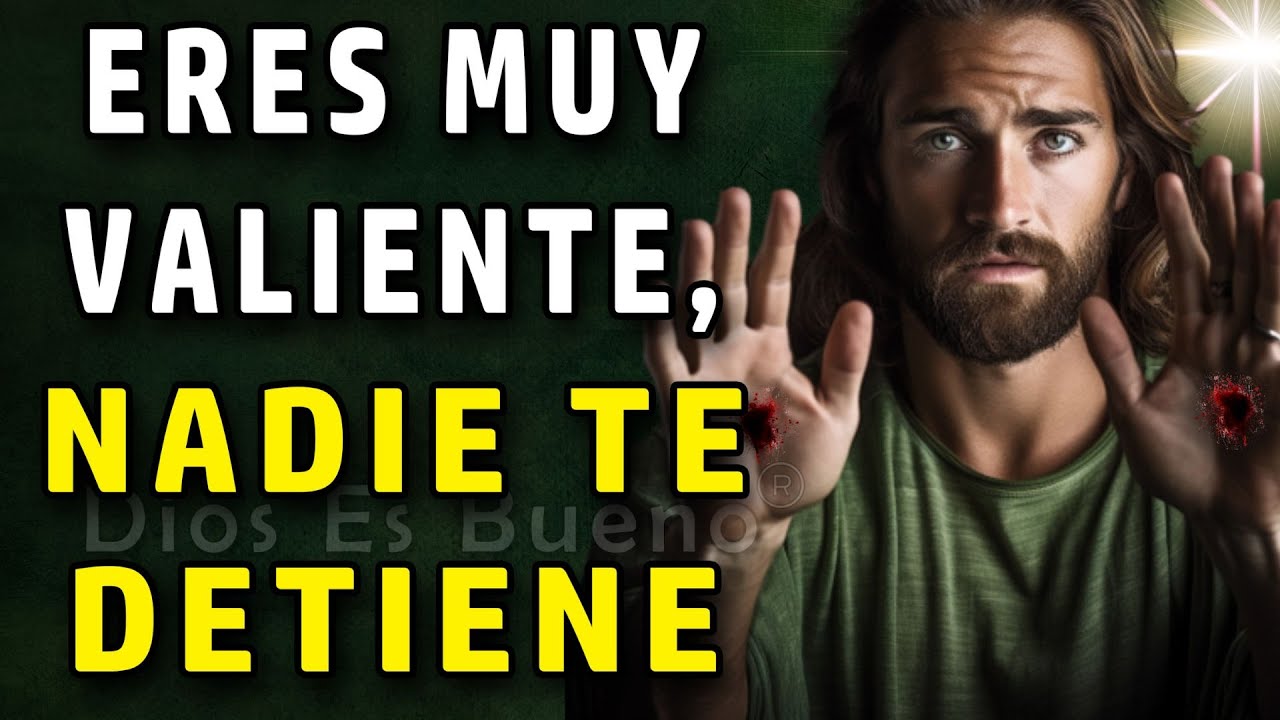 Dios te dice hoy: Eres valiente, no te quedarás hundido en la tristeza. ¡Yo te levanto!