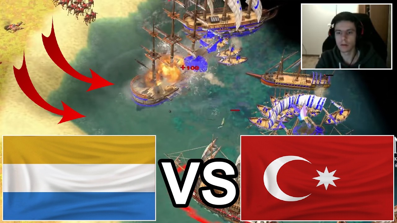 🎙️JulianK trying to CONTROL SEA vs. Ottomans! [Age of Empires 3: Definitive Edition]