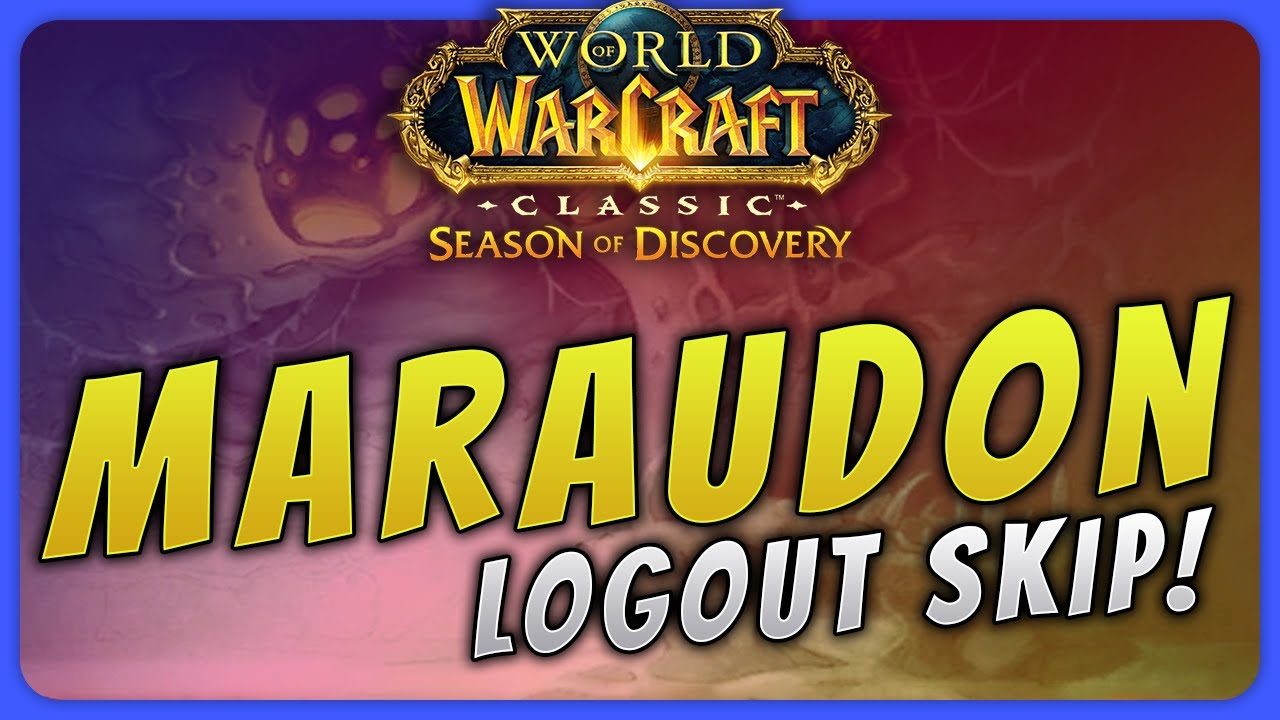 WoW Glitches &mdash; Maraudon Logout Skip