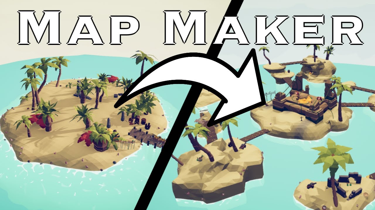 Making PIRATE ISLANDS With The NEW MAP MAKER in TABS!