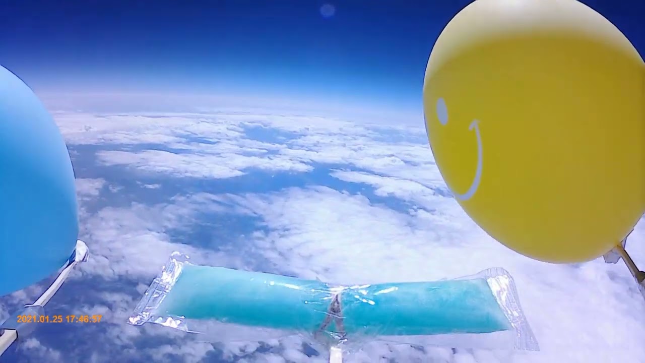 Stratosphärenballon Projekt Mies-van-der-Rohe-Schule Aachen 31.05.2022