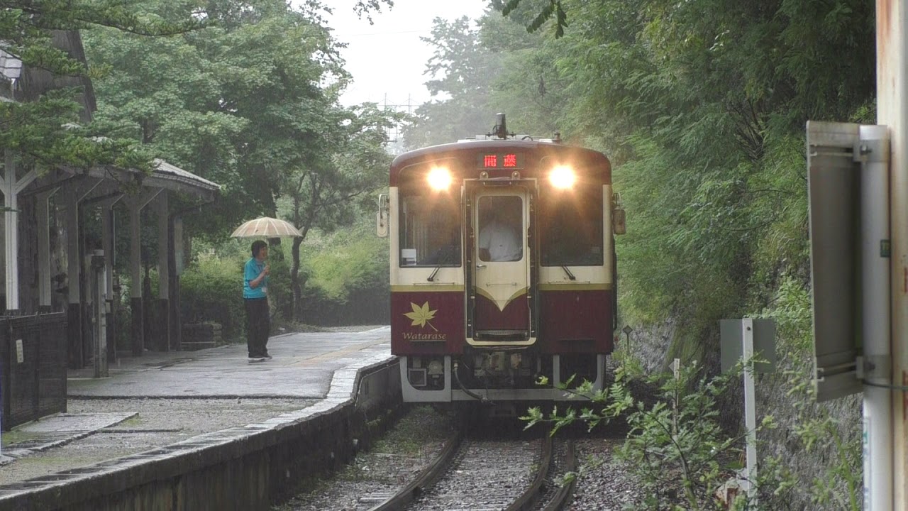 2017.08.15　わたらせ渓谷鉄道　WKT-500形　WKT-510形　通洞駅
