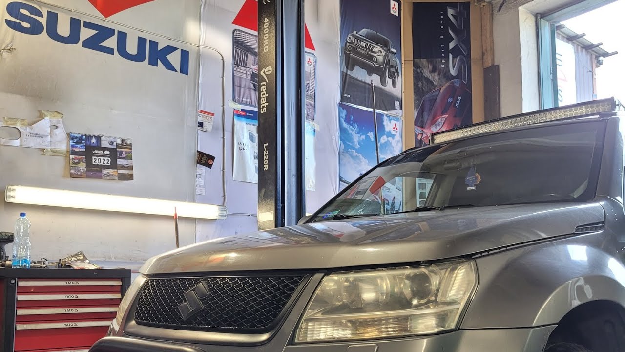 Grand Vitara II wymiana sprężyny amortyzatora przód.