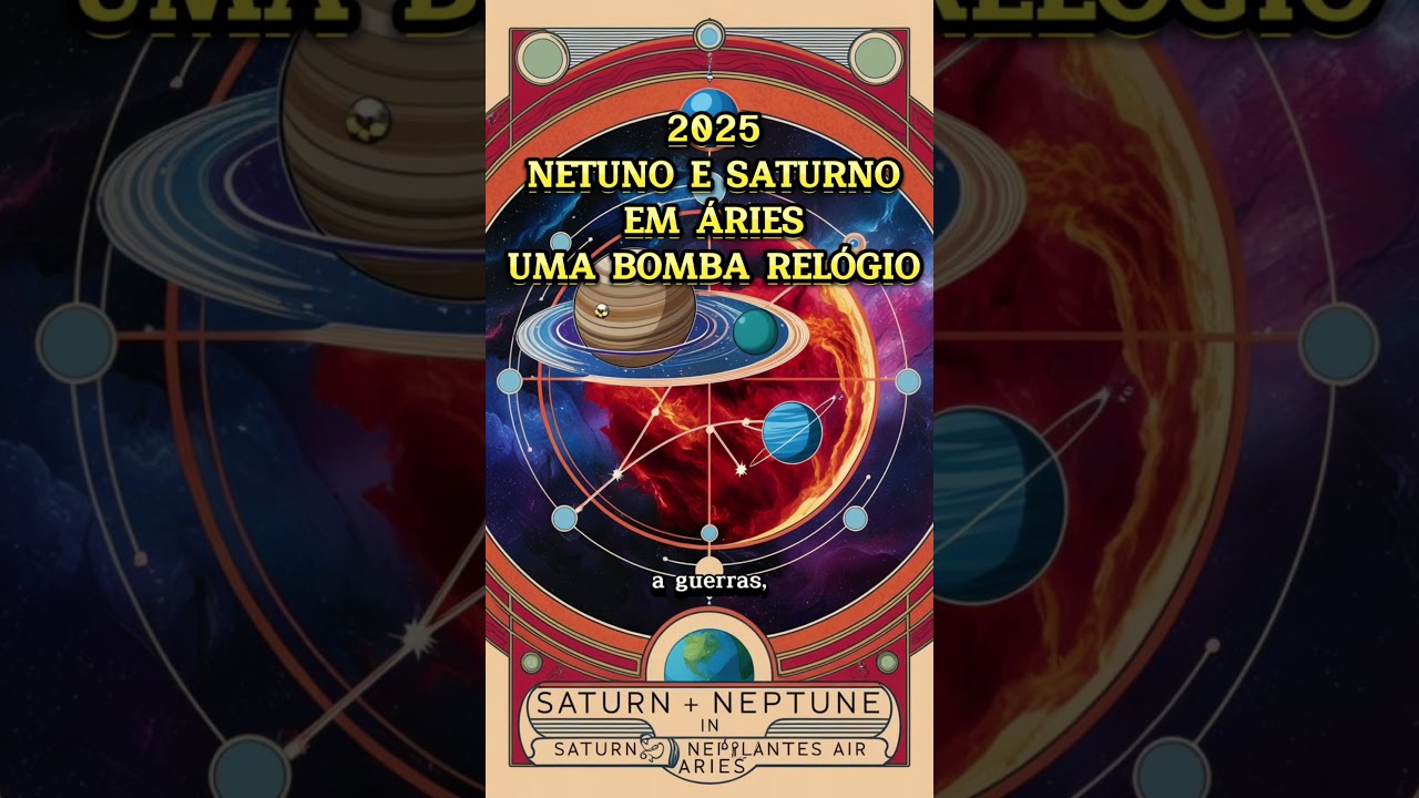 2025. Netuno e Saturno em &Aacute;ries #2025 #astrologia #viraliza #maisviews #horoscopo