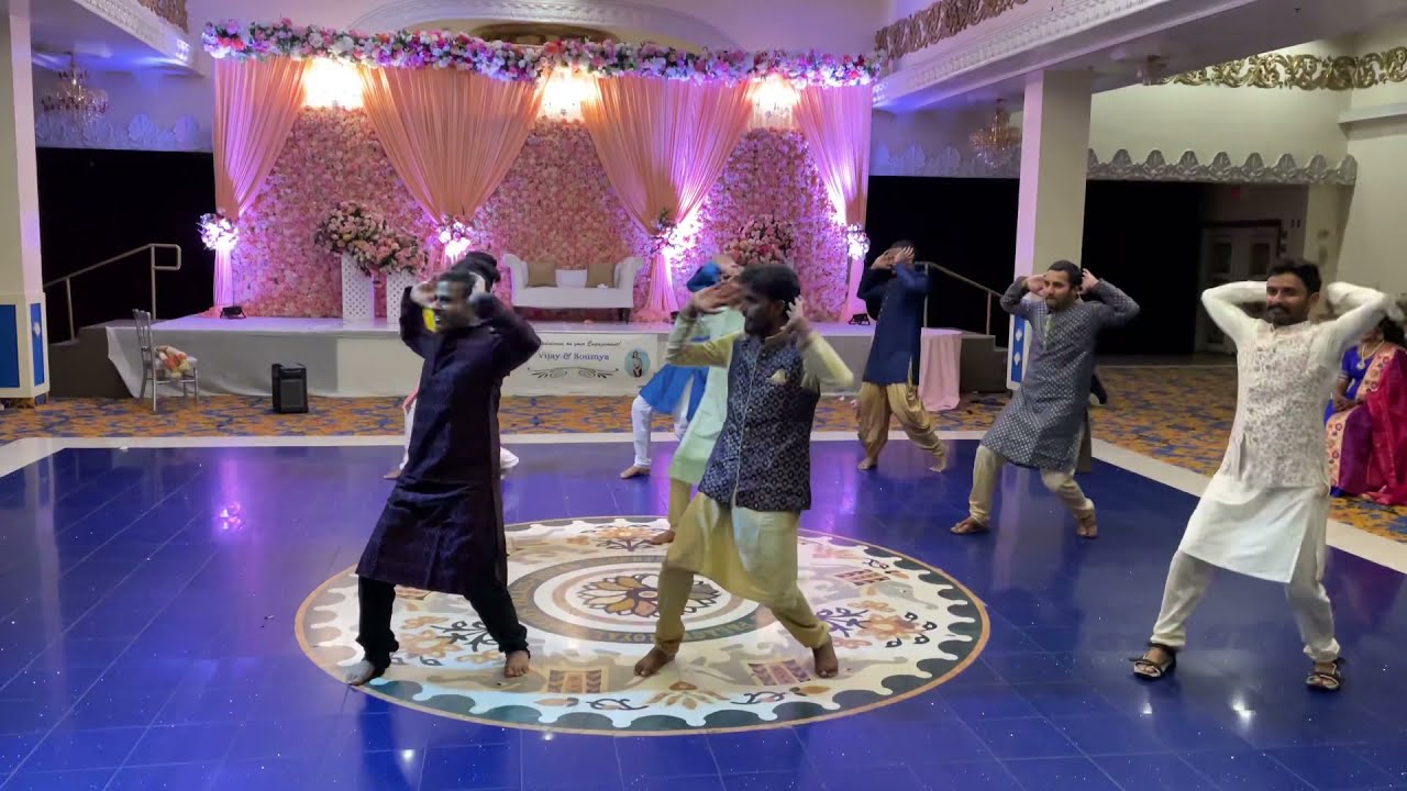 Telugu Groom Gang Dance Performance in America #SowViWah #VathiComing | Telugu Sangeet dance
