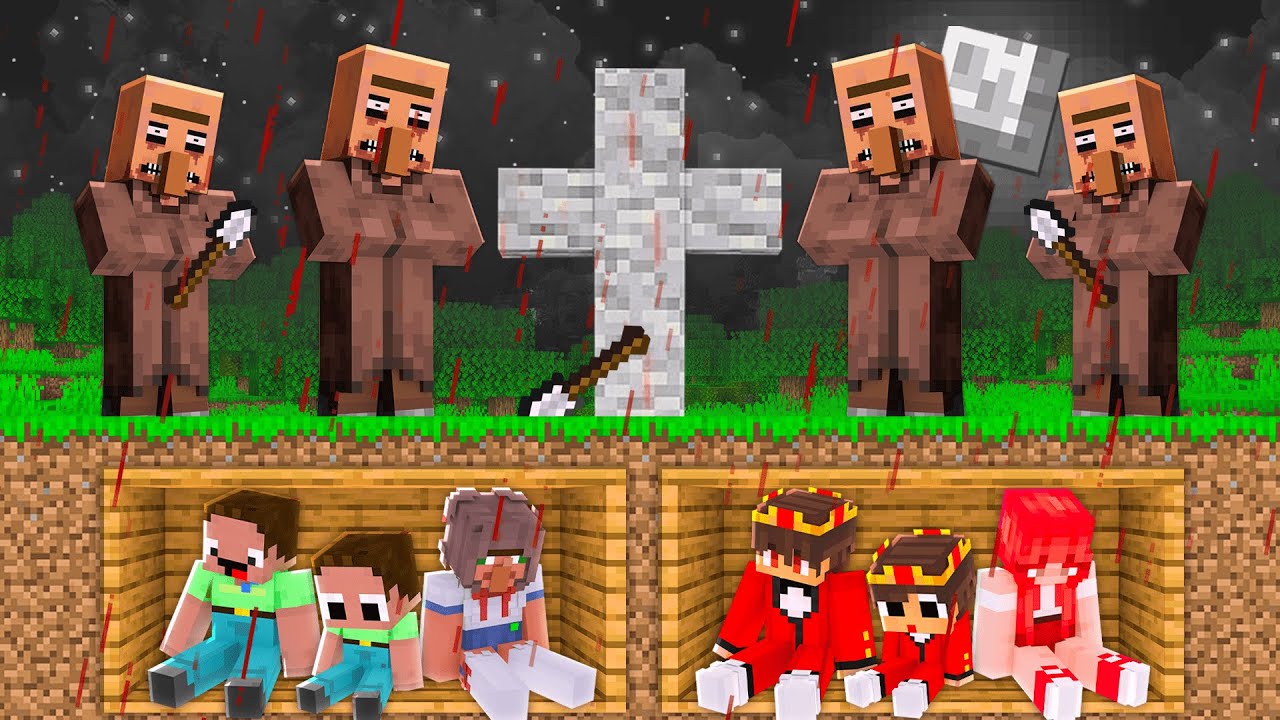 Semlaki und Billy Familie Lebendig Begraben in BLUTIGEN REGEN in Minecraft!