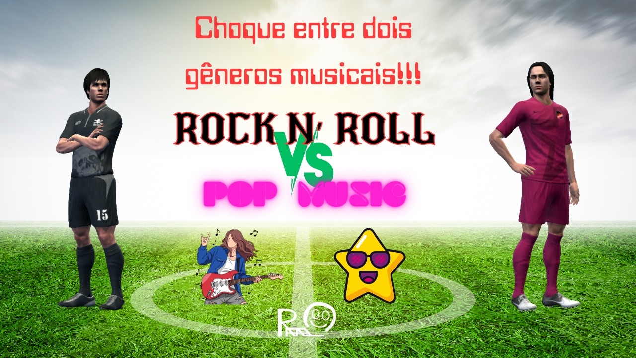 Essas equipes JOGAM POR MÚSICA!!! - Rock x Pop - PES 2013 PC