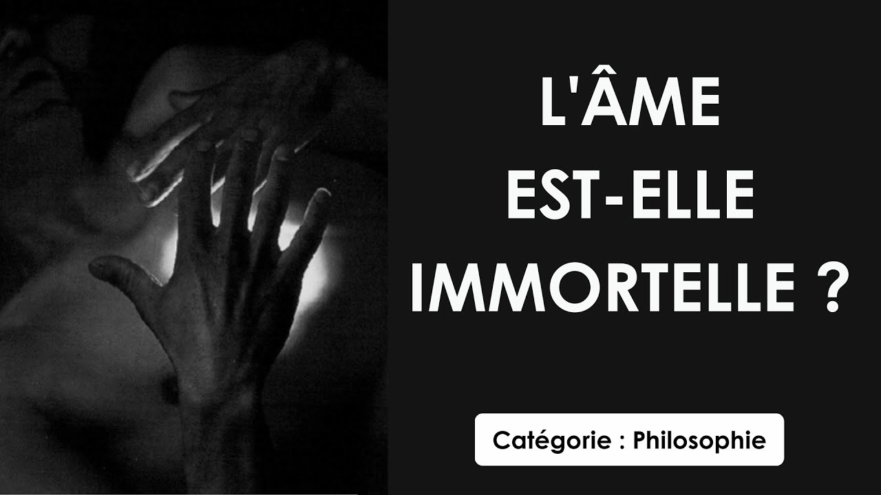 Philosophie: L'&acirc;me est-elle immortelle ? (dissertation)