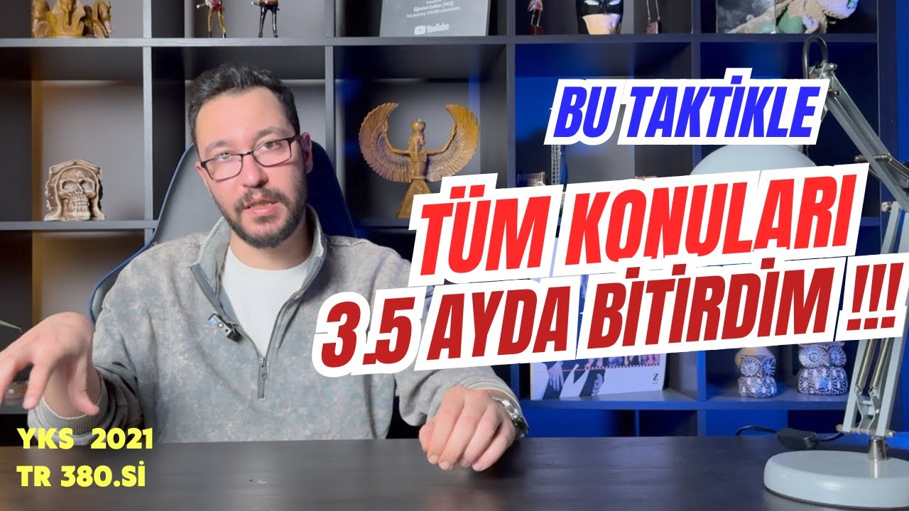 3 Ayda Tüm Konuları Bitir !!!