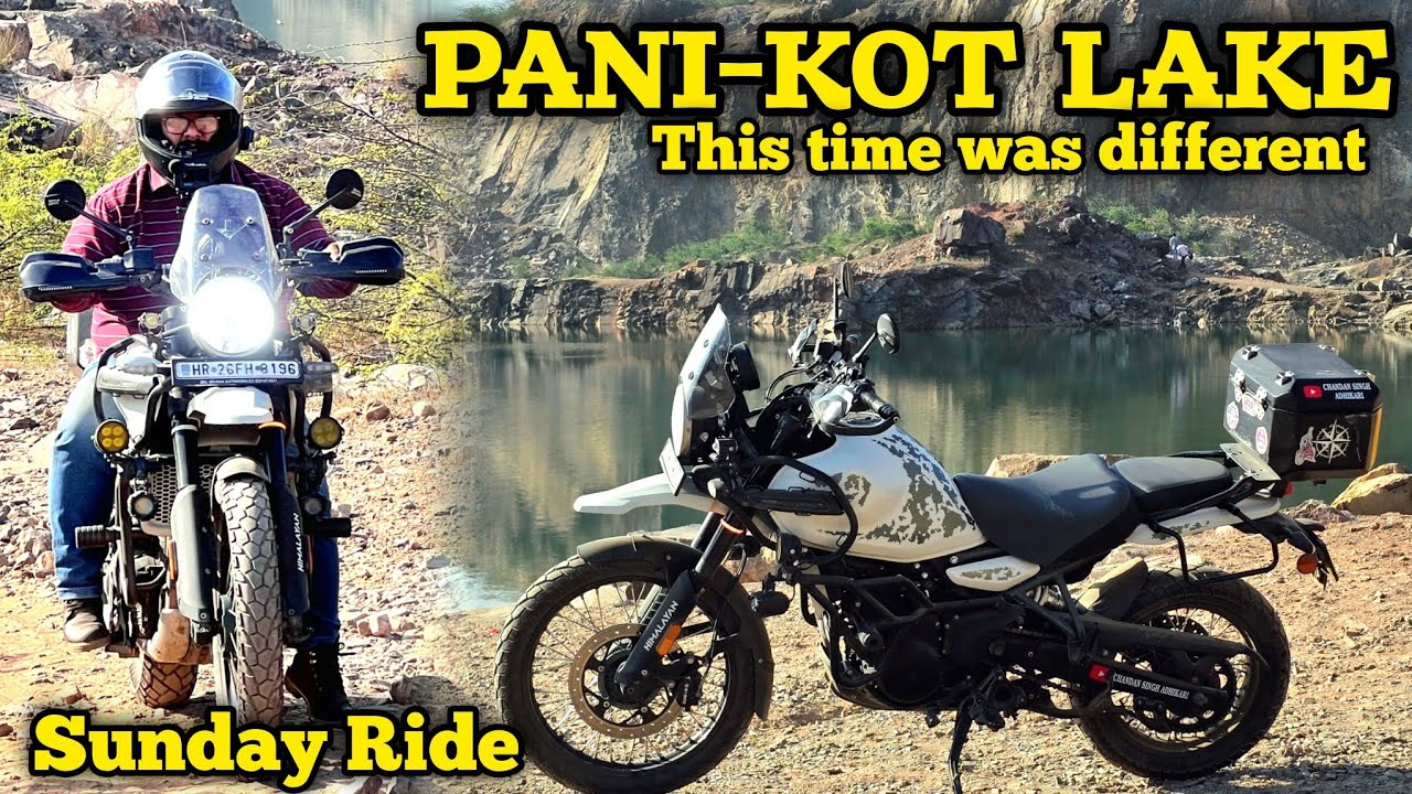 PANI-KOT LAKE ! Sirohi Village ! FARIDABAD ! SUNDAY RIDE ! #himalayan450