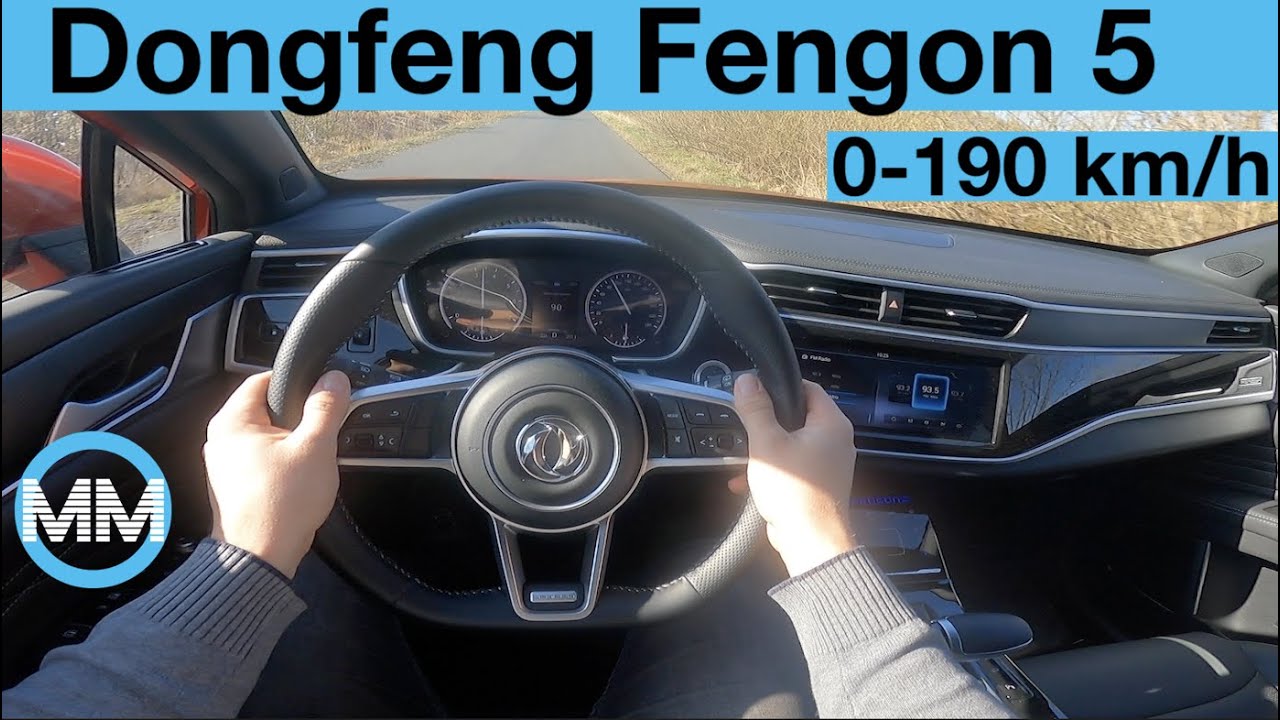 Dongfeng Fengon 5 (101 kW) POV Test Drive + Acceleration 0-190 km/h