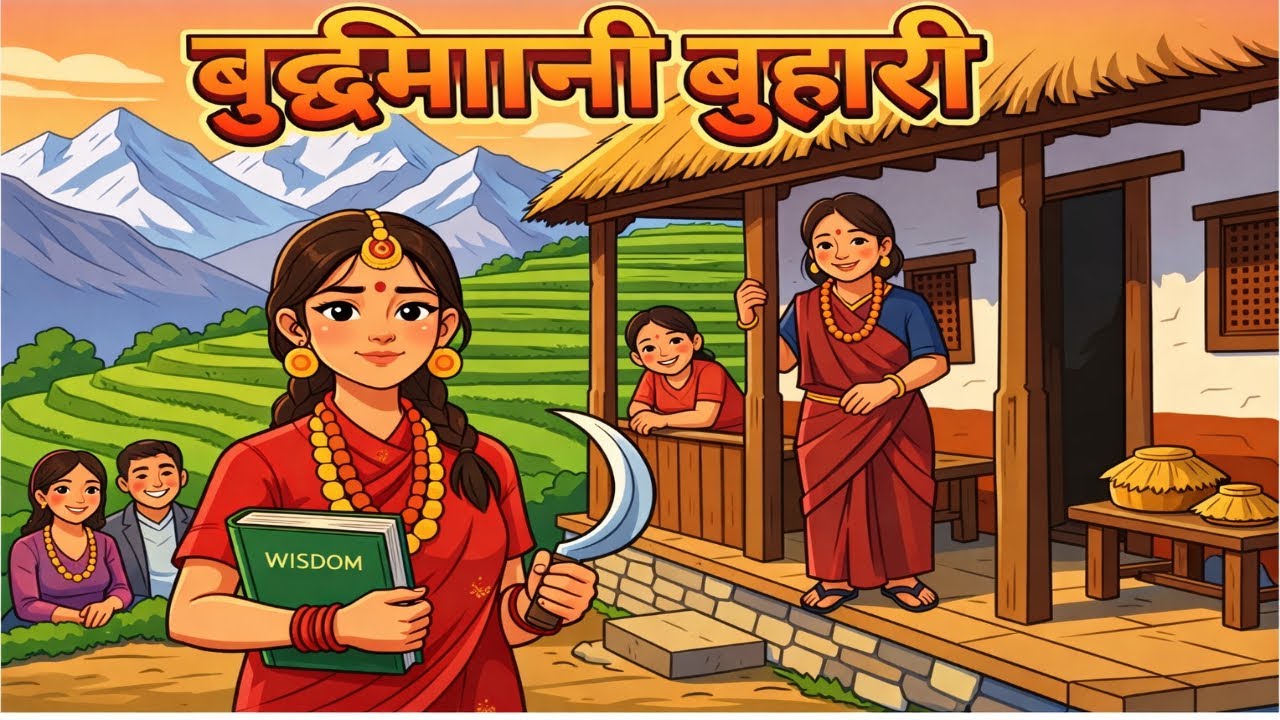 बुद्धिमानी बुहारी | नेपाली लोक कथा | Nepali Lok Katha | Nepali Katha |
