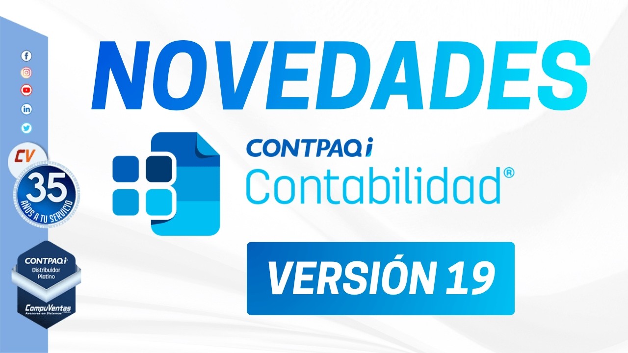 CONTPAQi Contabilidad versión 19: Nuevas características