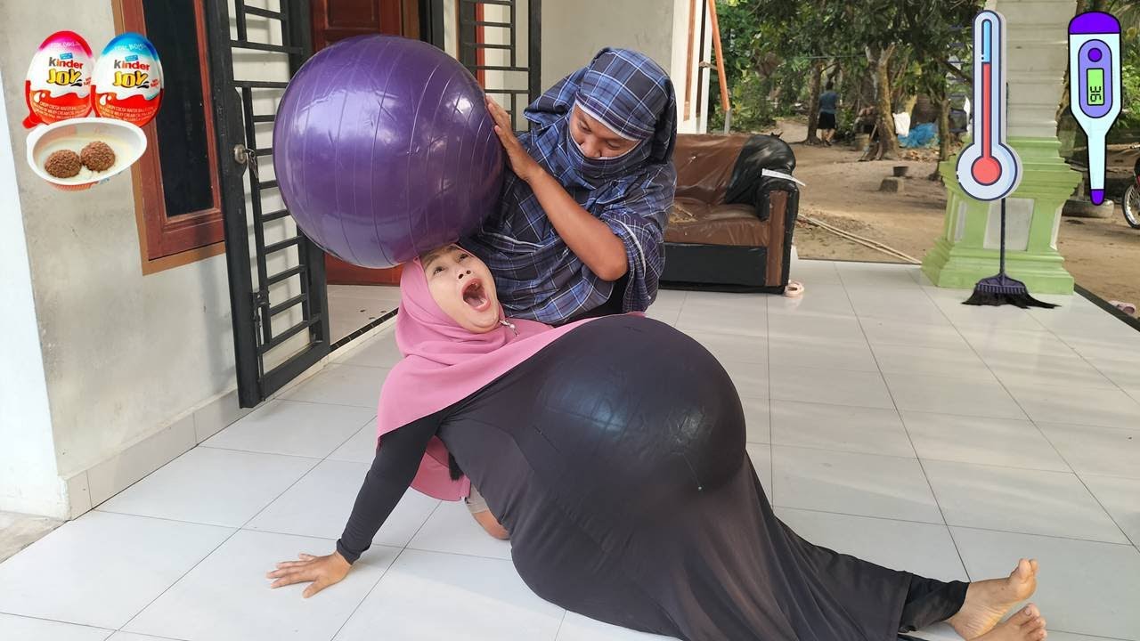 Drama Lucu 💢😱 Ibu Hamil Melahirkan Di Bekap Bola Jumbo