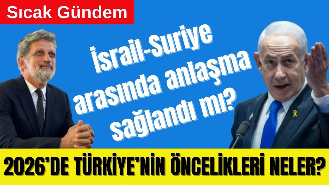 🟦 İSRAİL-SURİYE ANLAŞTI MI? BU ANLAŞMA KÜRTLERİ VE TÜRKİYE’Yİ NASIL ETKİLER?
