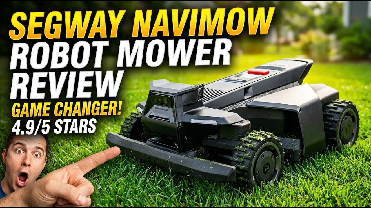 Обзор робота-газонокосилки Segway Navimow | Я перестал косить газон 6 месяцев назад (вот что прои...