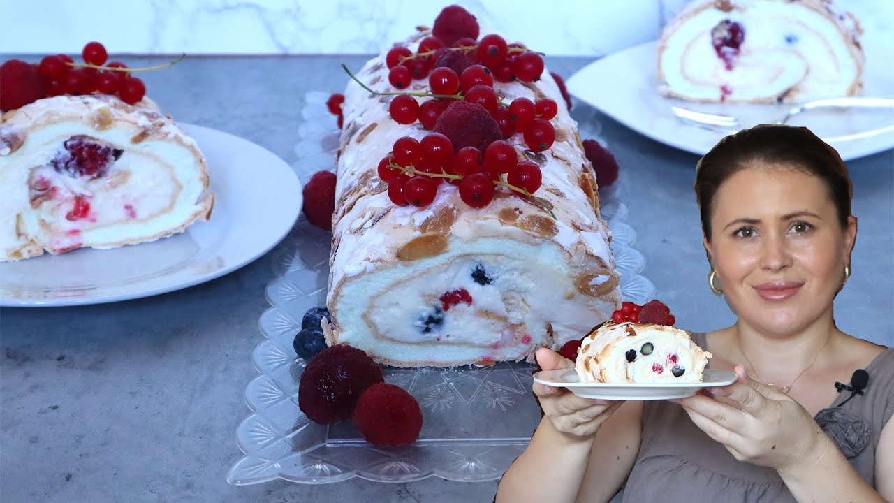 Rulada Pavlova - Rulada delicioasa de bezea | Maria Popecu #pavlova