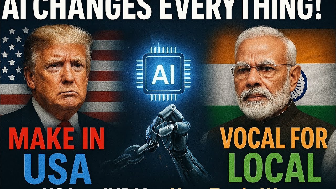AI Revolution & Trade Wars: America&rsquo;s Make-in-USA Push vs. India&rsquo;s Vocal for Local