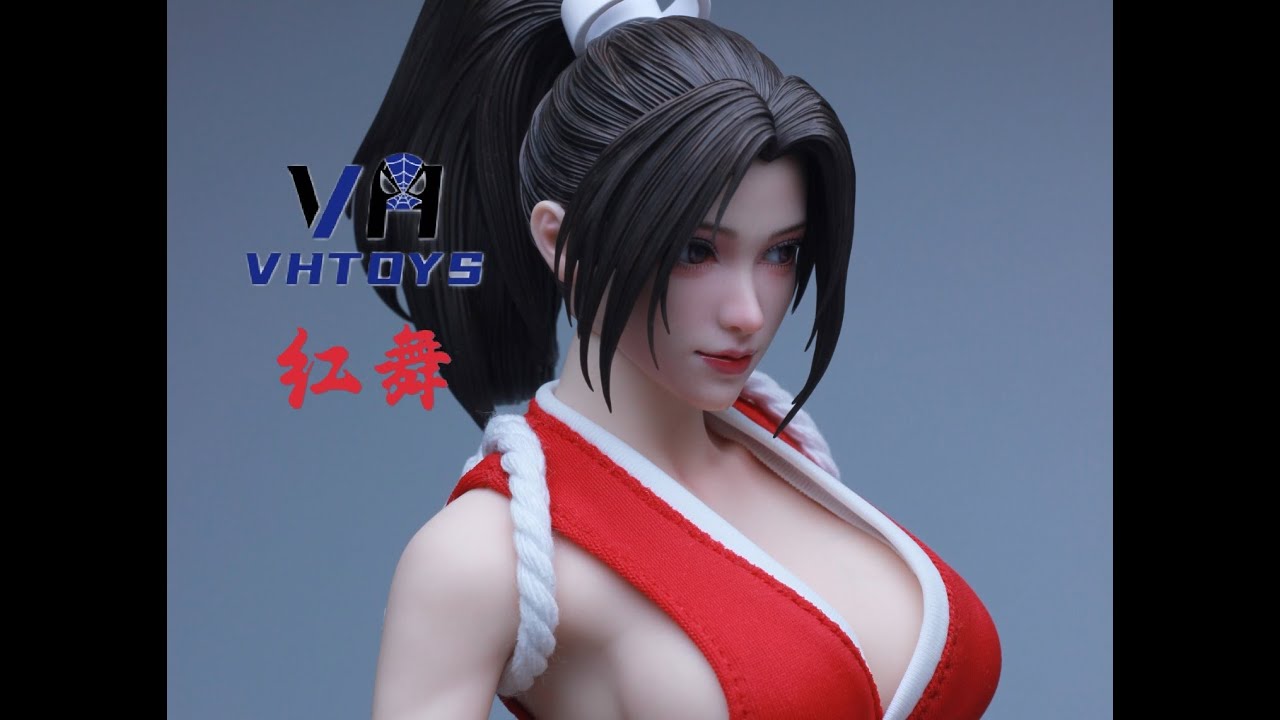 💥New Product 2026⁉️ VHTOYS 1/6 🌸 Mai Shiranui 🪭 Movable eye beauty head sculpture Red Dance (VH002)