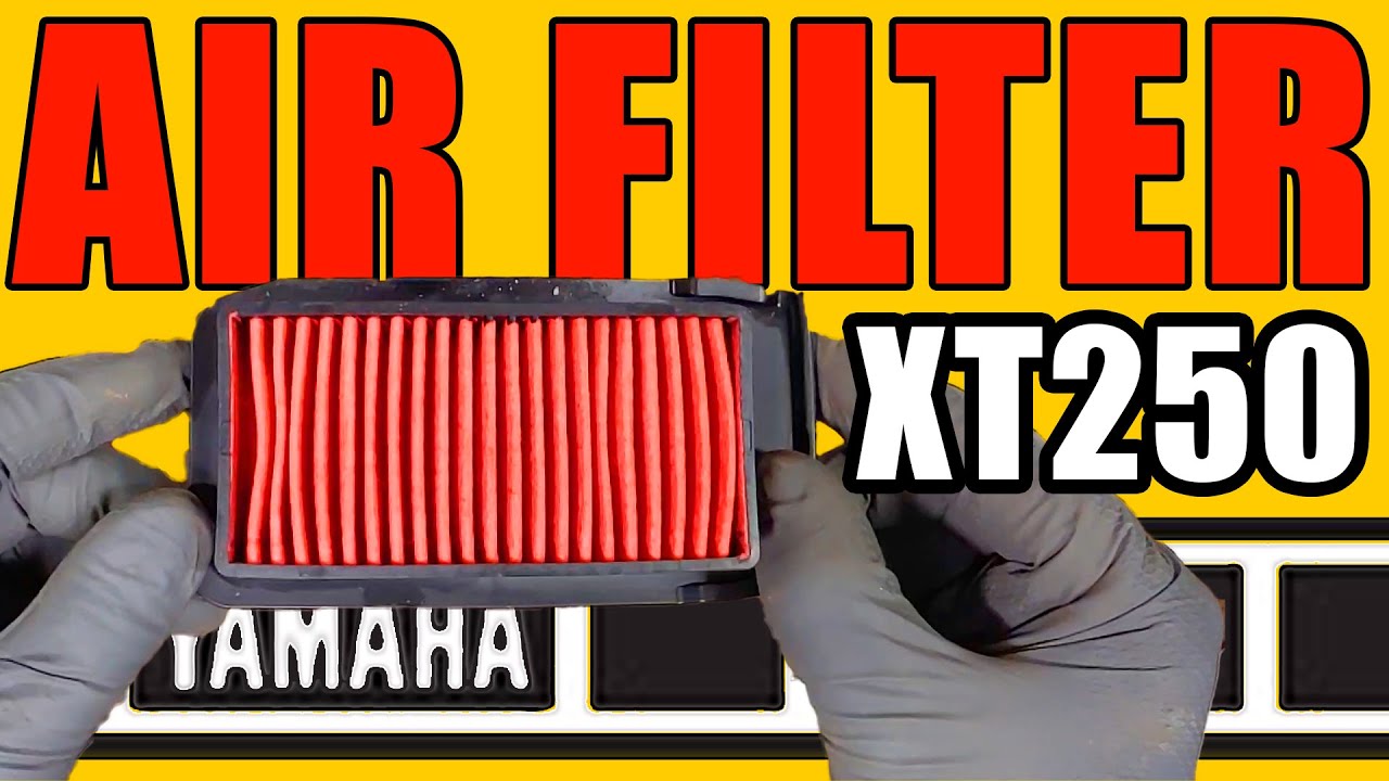Замена воздушного фильтра Yamaha XT250 за 2 минуты или больше!