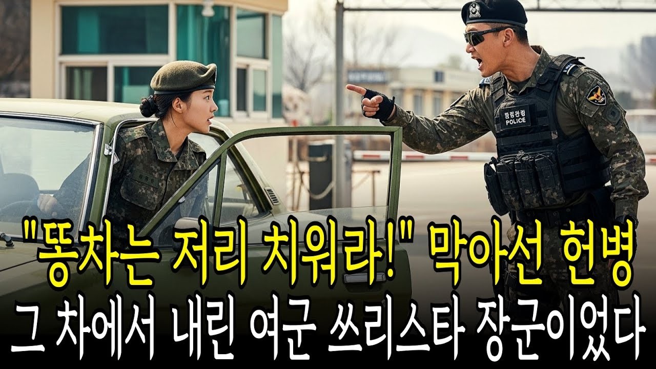 병소 앞에서 내린 여군에게 “똥차는 저리 치우세요!” 막아선 헌병, 그러나 그 차에서 내린 이는 여군 쓰리스타 장군이었다
