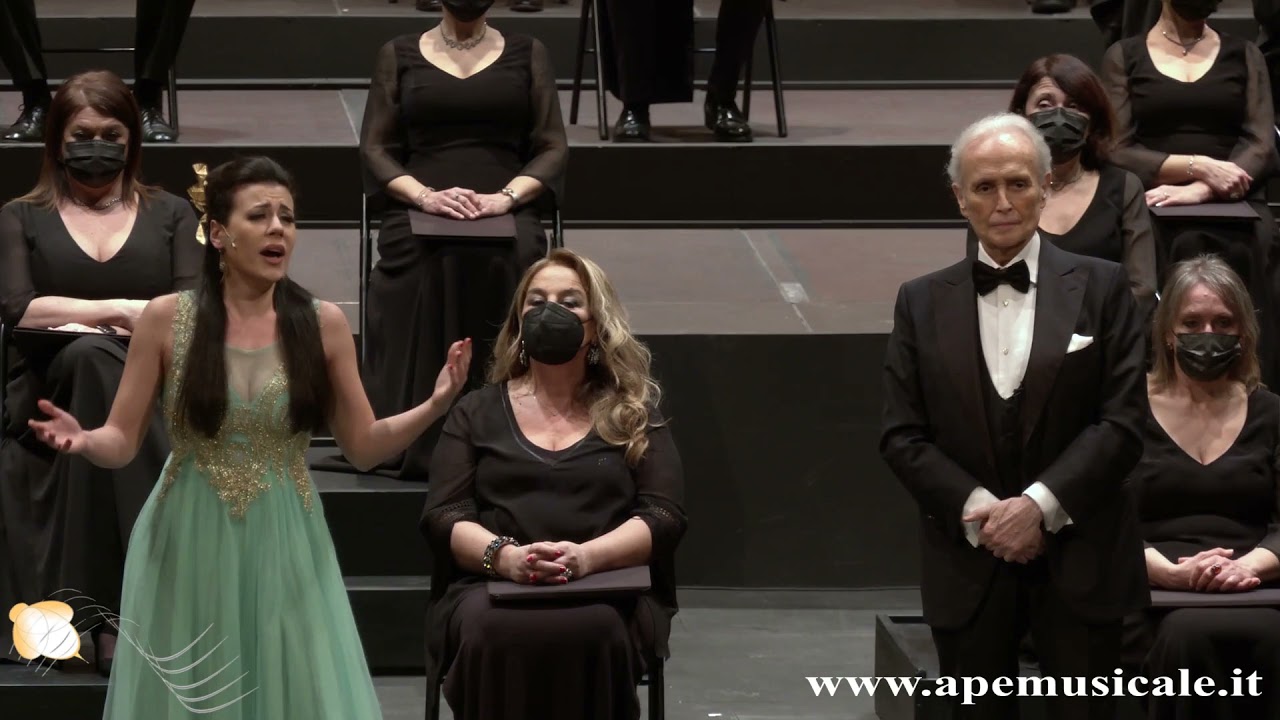 José Carreras e Laura Esposito: Tace il labbro (Verona 31/12/2021)