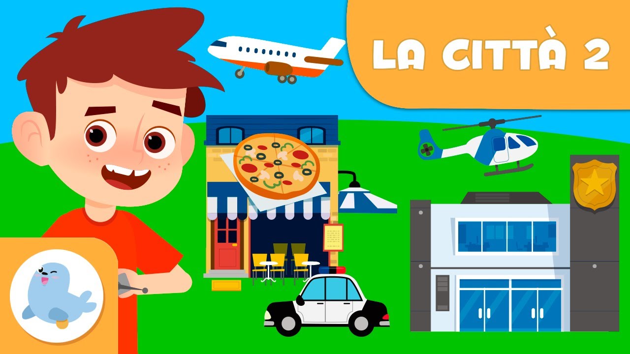 I luoghi della città II - Vocabolario per bambini