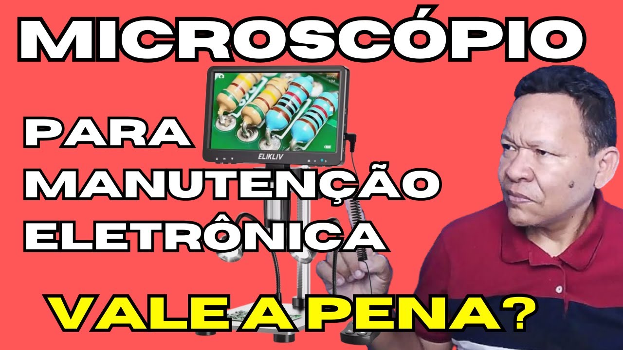 Microscópio digital VEDO DM9  Ful HD, Vale a pena ter um?