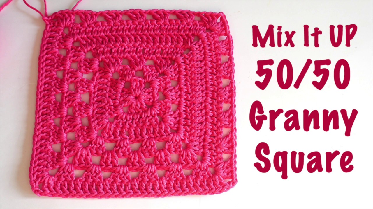 Blossom Crochet: Mix It Up 50/50 Granny Square (Pick n Mix Granny Series)