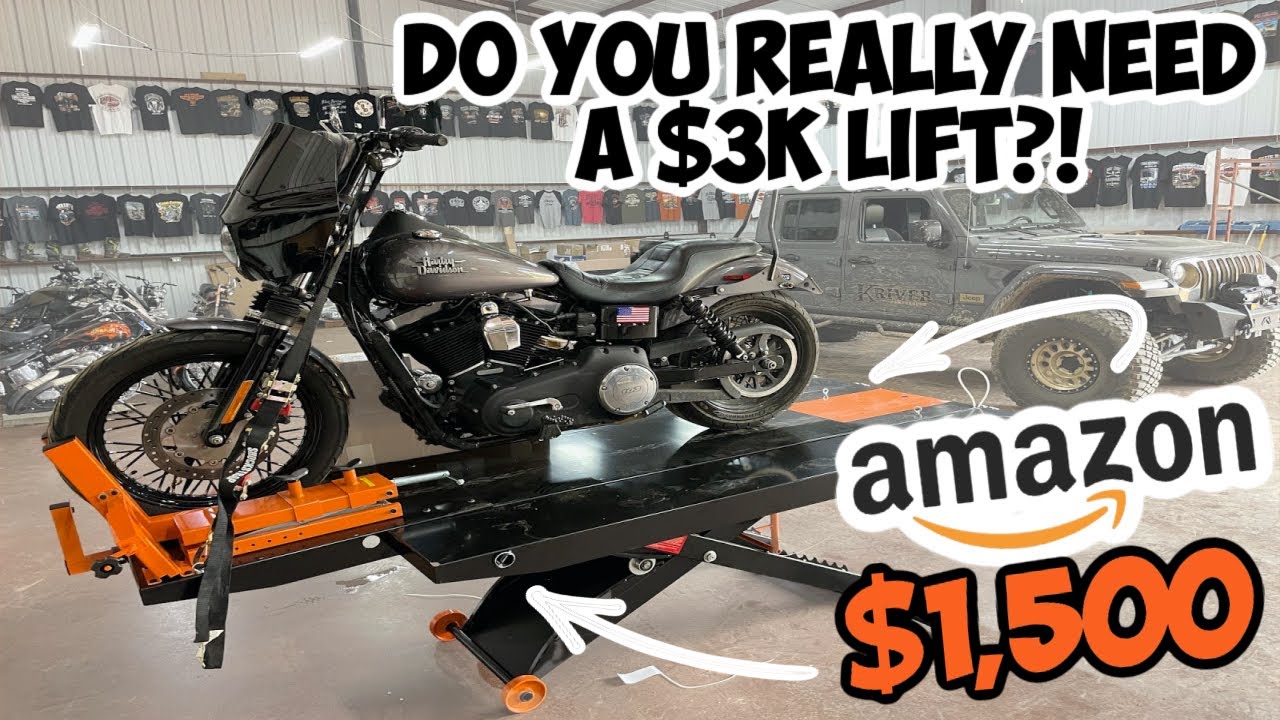 I Finally Got A Motorcycle Lift / Freddy's Back!