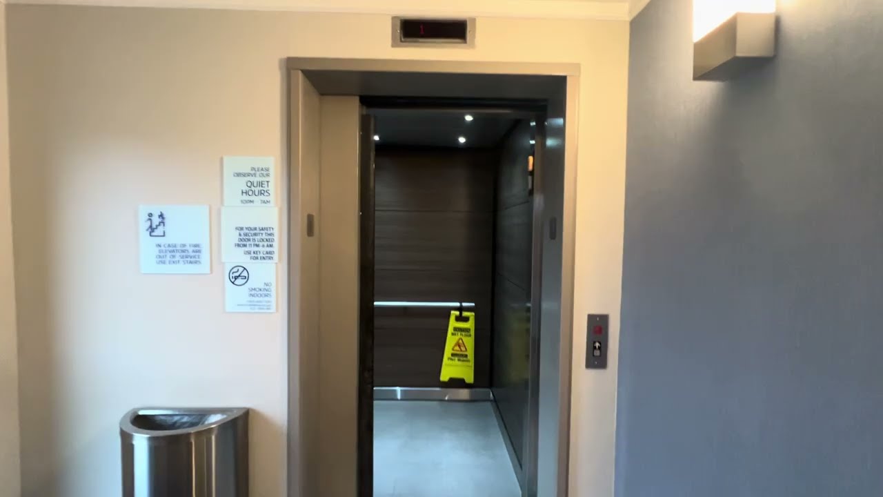 ThyssenKrupp elevator and Dover elevator at holiday inn express in North Carolina Greensboro