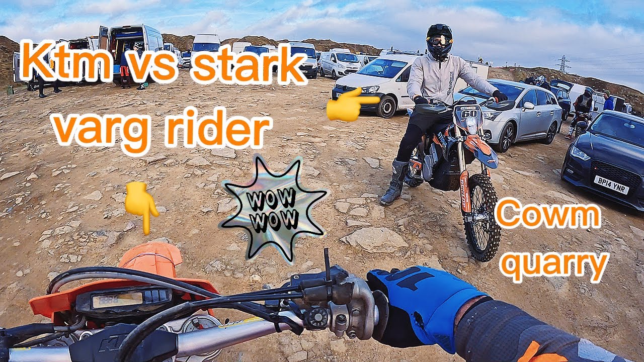 Electric vs 2-Stroke at Cowm Quarry | Skills Were Tested 😳