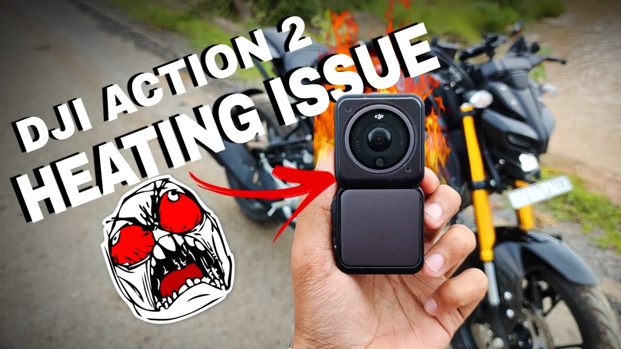 Dji action 2 overheating issue🔥🥵 | problems with the dji action 2