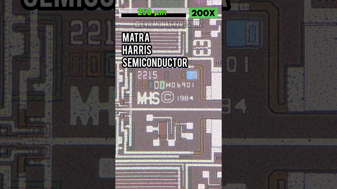 Кремниевая пластина Matra Harris Semiconductor