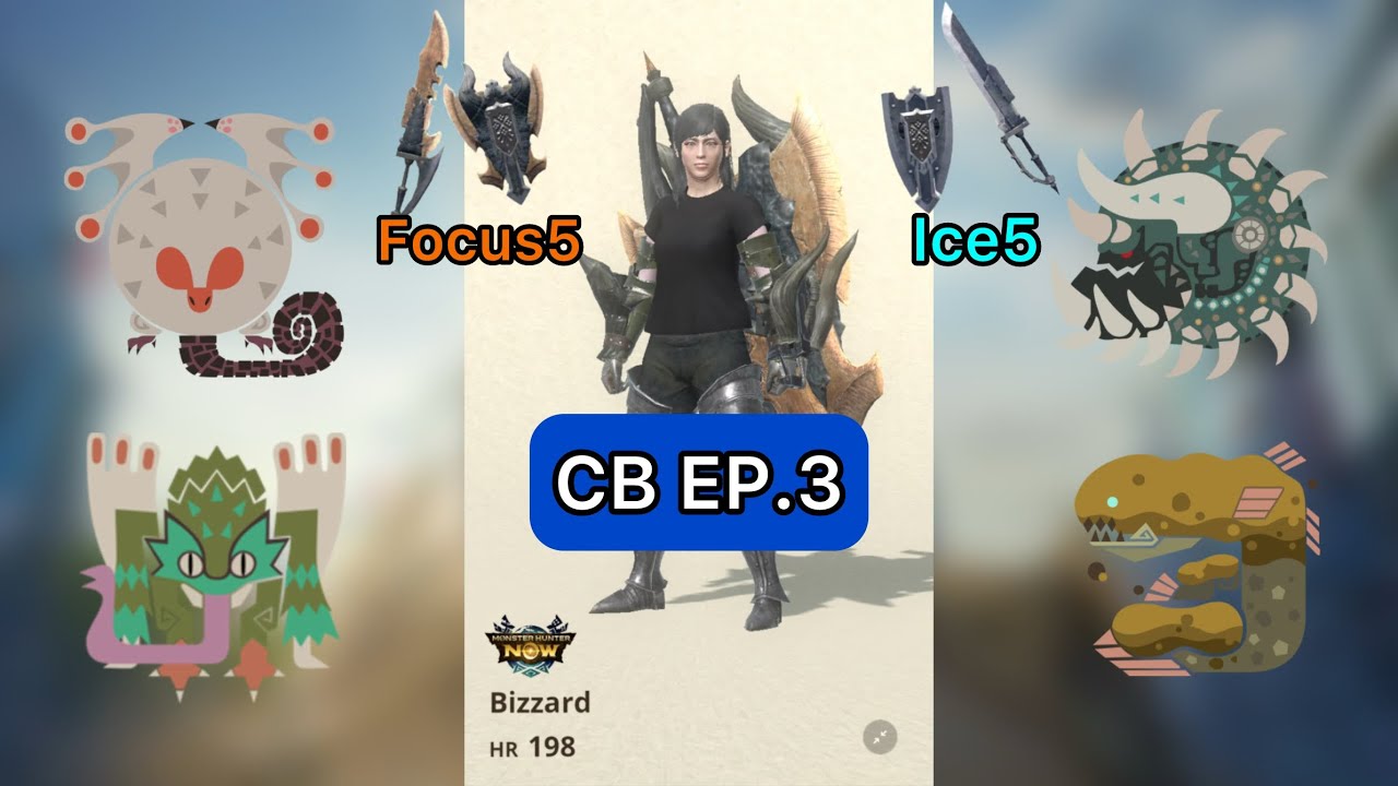 [MHN] Charge blade Practice EP.3 Monster hunter now