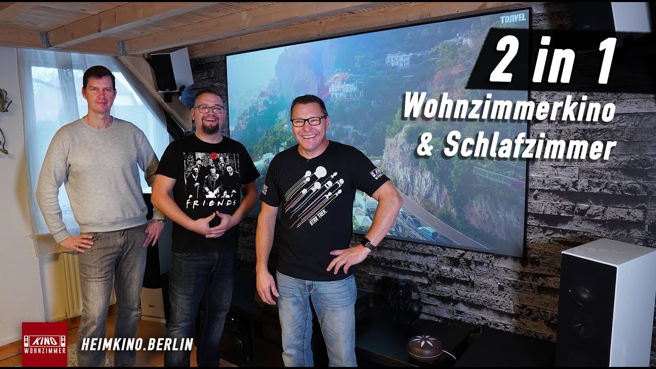 Kino im Altbau-Wohnzimmer – professionell optimiert von Andreas Willig!
