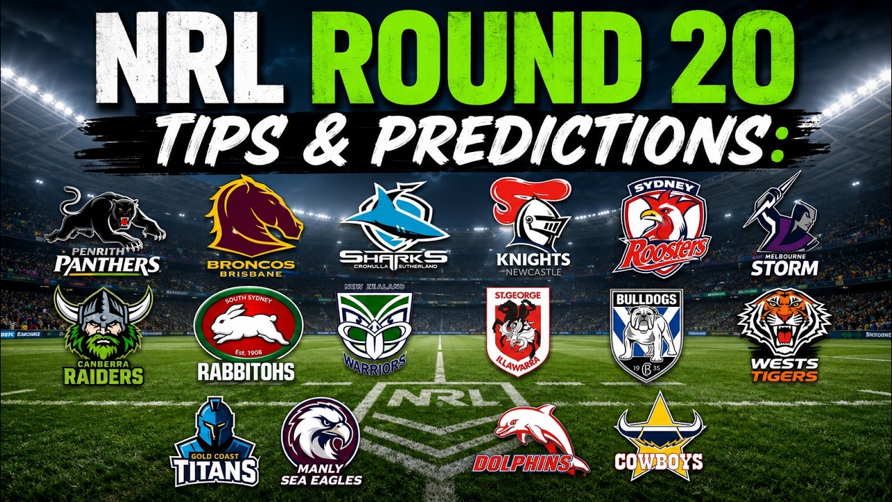 🏉 ПРОГНОЗЫ И СТАВКИ НА 20-Й ТУР NRL 2026 🏉 Мои экспертные прогнозы на каждый матч! 🏉