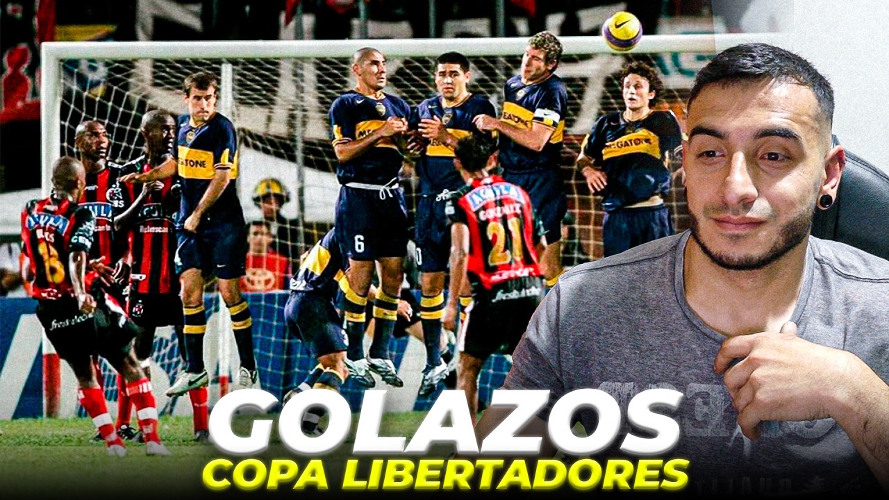 REACCIONANDO A LOS MEJORES GOLES DE EQUIPOS COLOMBIANOS EN LA COPA LIBERTADORES