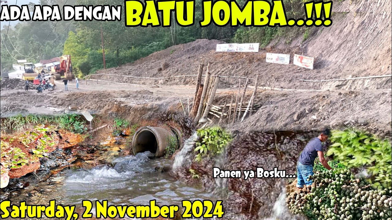 Memang Aneh Ya..!Ada Apa Sebenarnya Dengan Batu Jomba||Pipa Besi Di Pindahkan,Drainase Aman