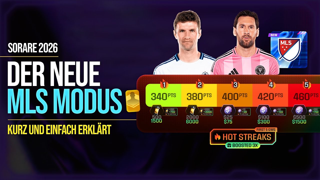 Der MLS Modus in 2026🔥 - ALLES was du WISSEN musst💡 (Für Einsteiger und Fortgeschrittene) #sorare 