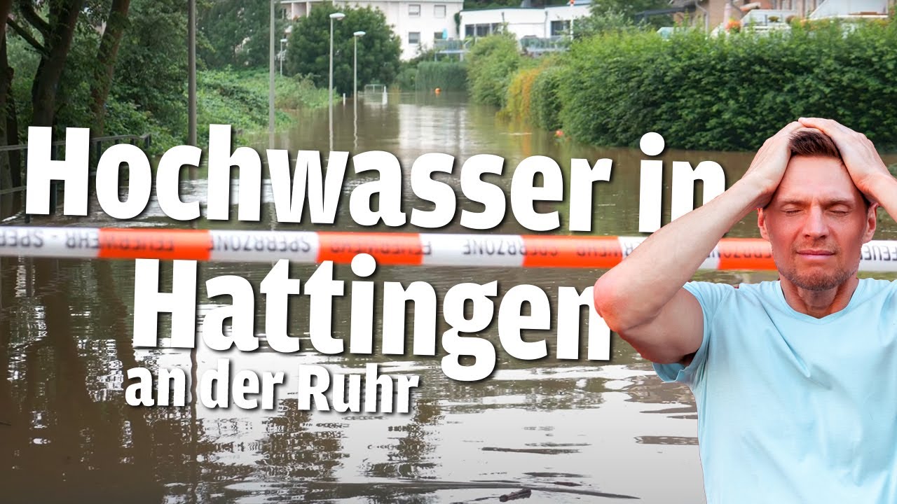 Hochwasser/ Überschwemmung durch Starkregen - Hattingen Ruhr 2021