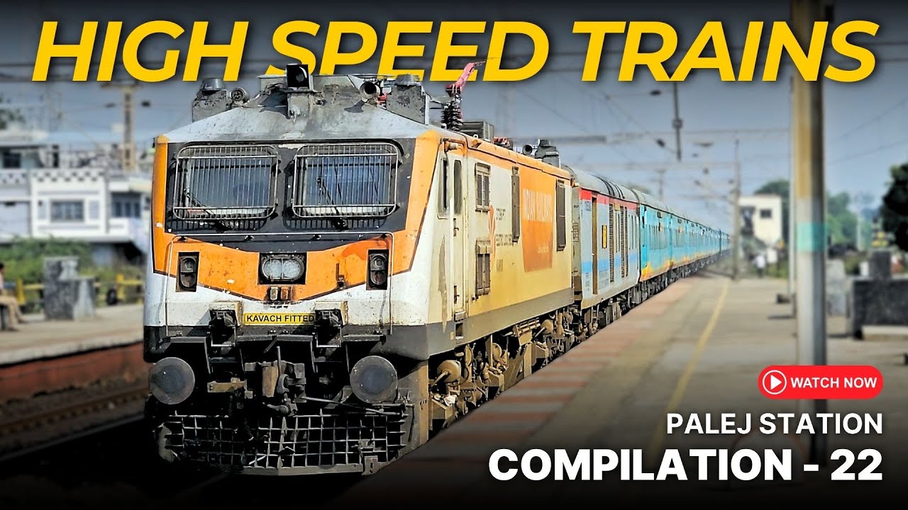 Compilation - 22 | High Speed Trains | Livery Vs WAP-5 | Western Railway | Indian Railways