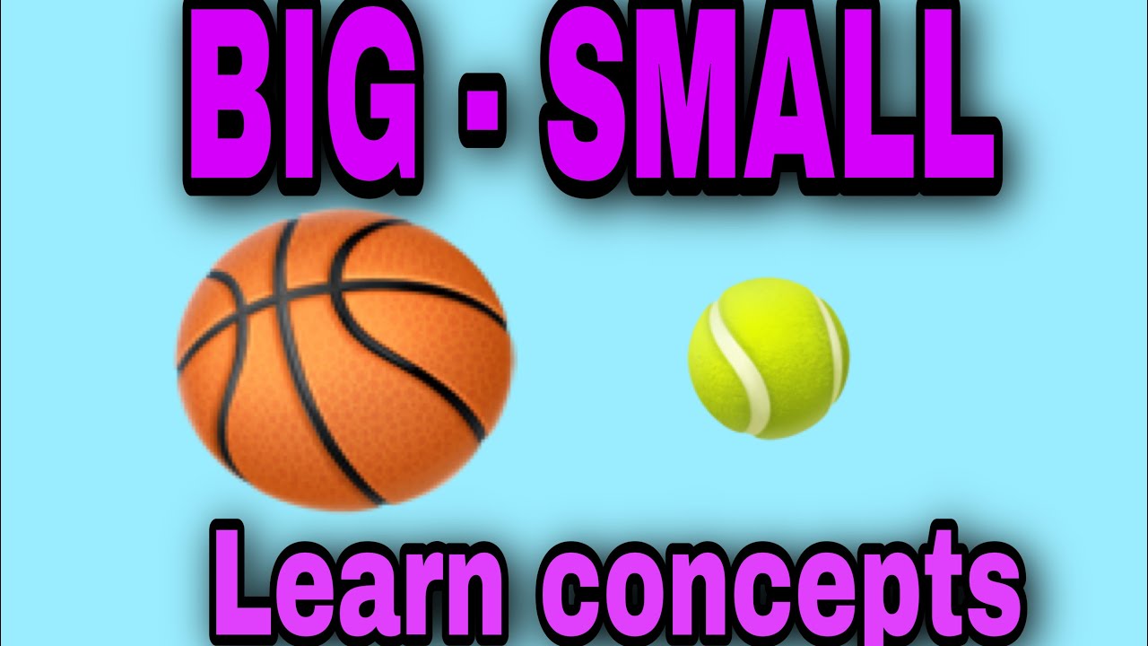 Online video class for preschool #how to introduce Big and small #concept learning for preschool