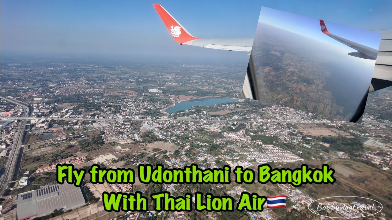 🇹🇭New year trip Ep1 บินกับ Thai Lion Air SL607 จากอุดรไปกรุงเทพ สนามบินสุวรรณภูมิ ช่วงปีไห่ม 2026