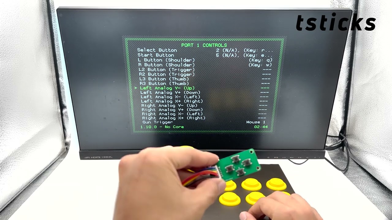 GRS Super Joystick – Input Mapping in Retroarch