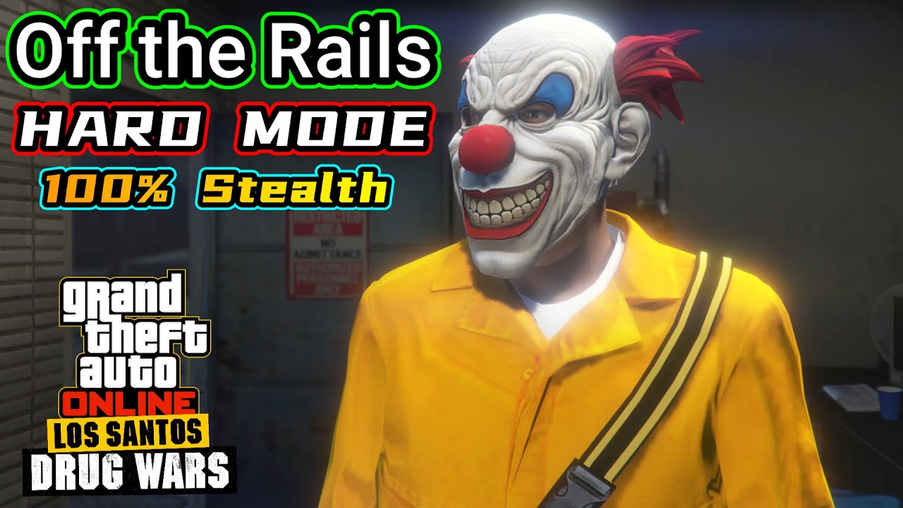 How to easily complete off the rails on hard mode solo GTA Online Drug Wars